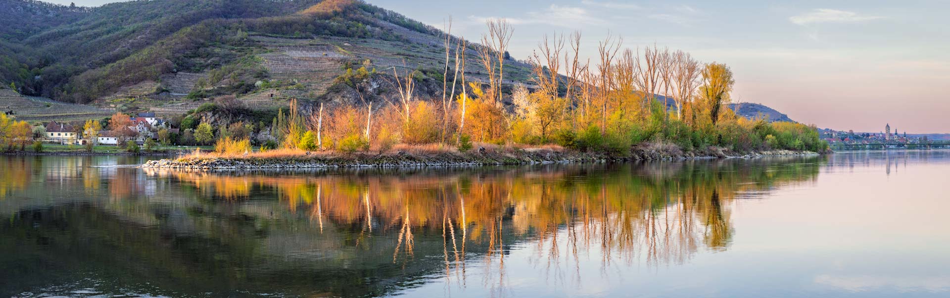 Hundsheimer Insel bei Mautern in der Wachau